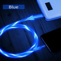 Blue Light Magnetic USB Cable 1m (P2)