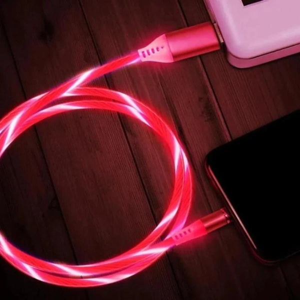 Pink Light Magnetic USB Cable 1m (P1)