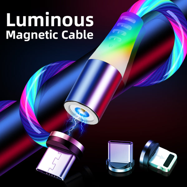 *NEW* Rainbow Light Magnetic USB Cable 1m (P2 )